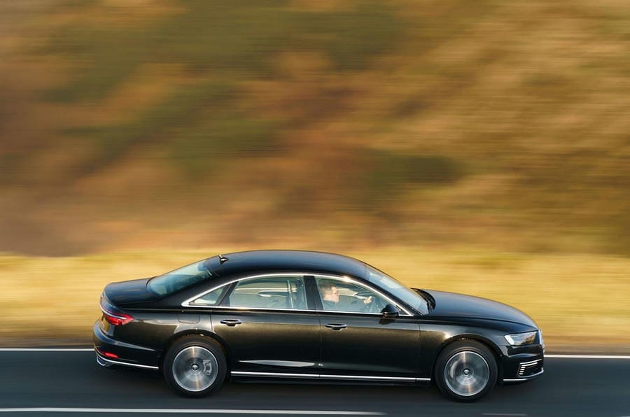aria-label="2 audi a8 tfsie 2020 uk fd hero side"