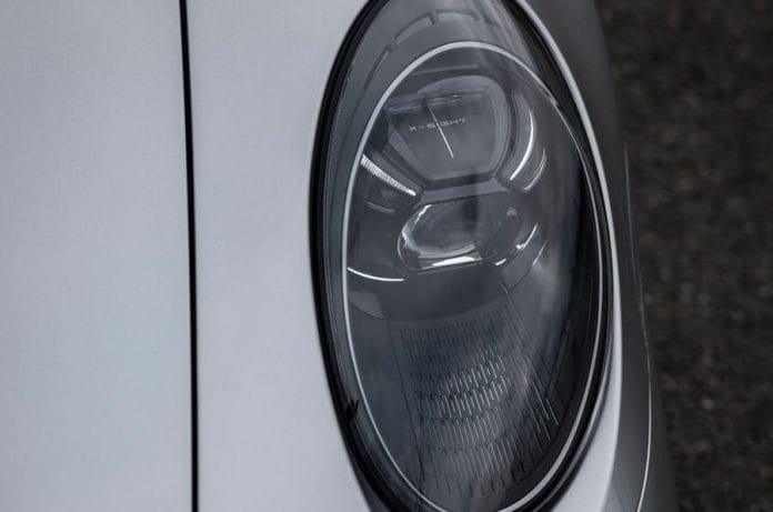 aria-label="3 porsche 911 turbo s 2020 fd headlights"