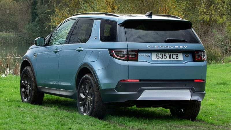 aria-label="New Land Rover Discovery Sport PHEV"