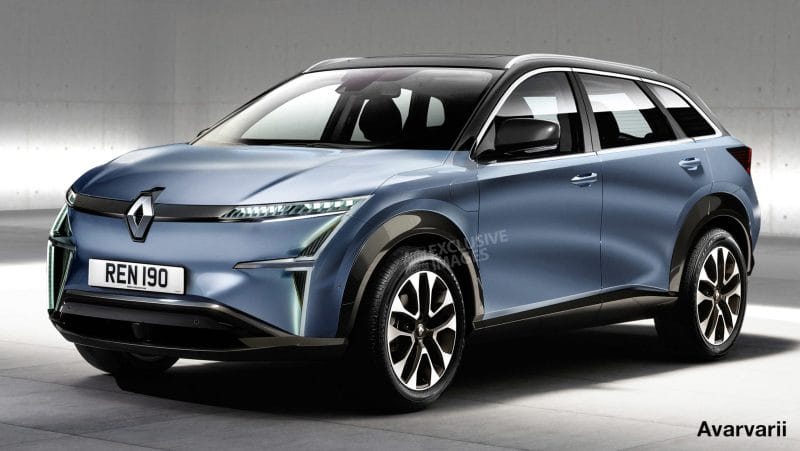 aria-label="Renault electric SUV exclusive image"