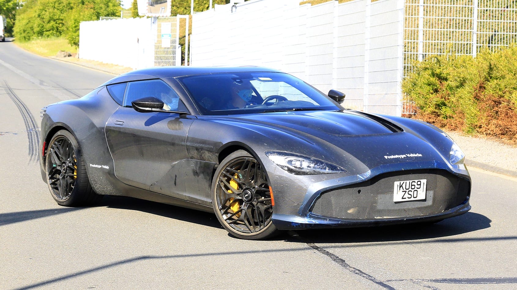 aria-label="Aston Martin DBS GT Zagato spies 3"