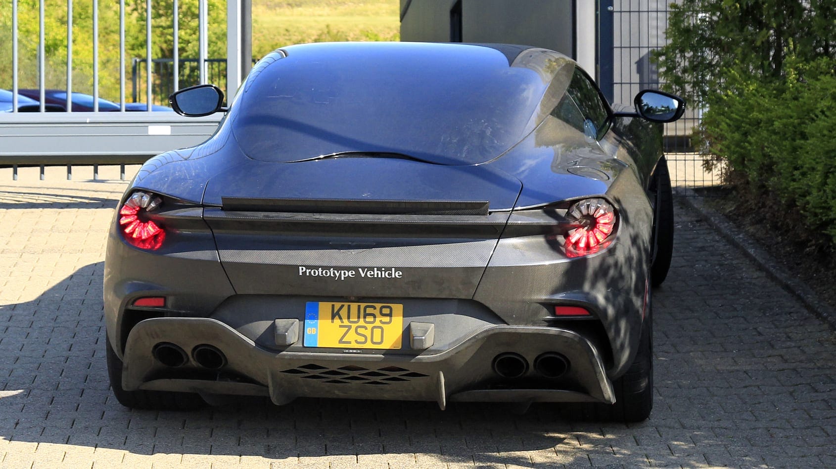 aria-label="Aston Martin DBS GT Zagato spies 6"